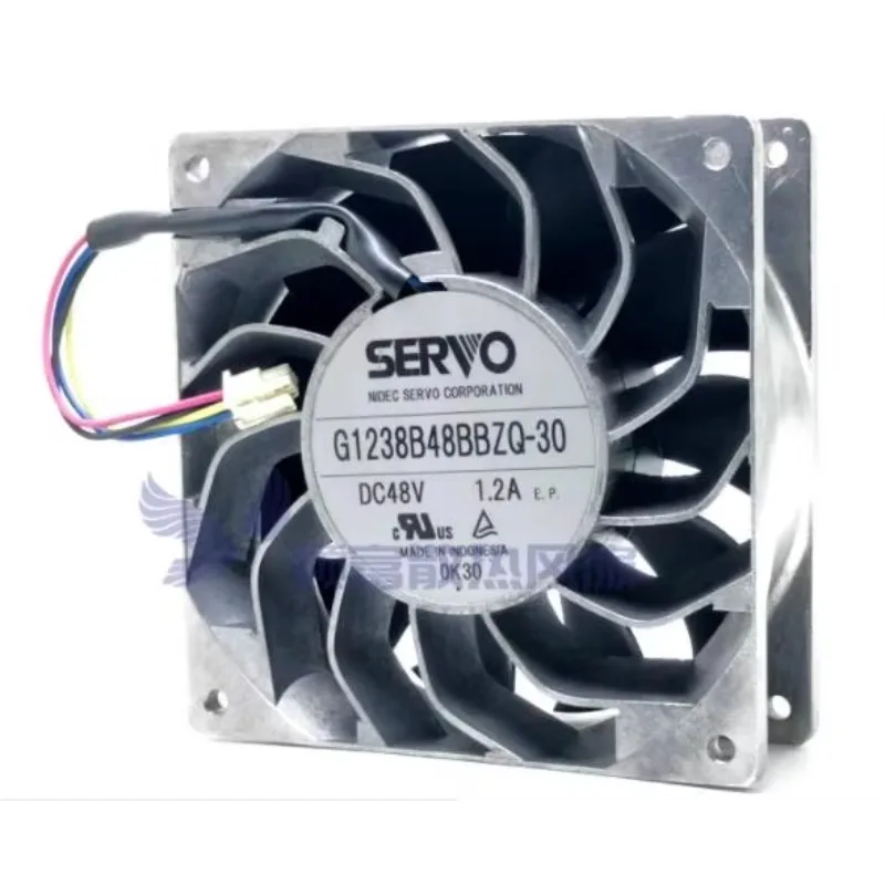 SERVO G1238B48BBZQ-30 DC 48V 1.2A 120x120x38mm 4-Wire Server Cooling Fan