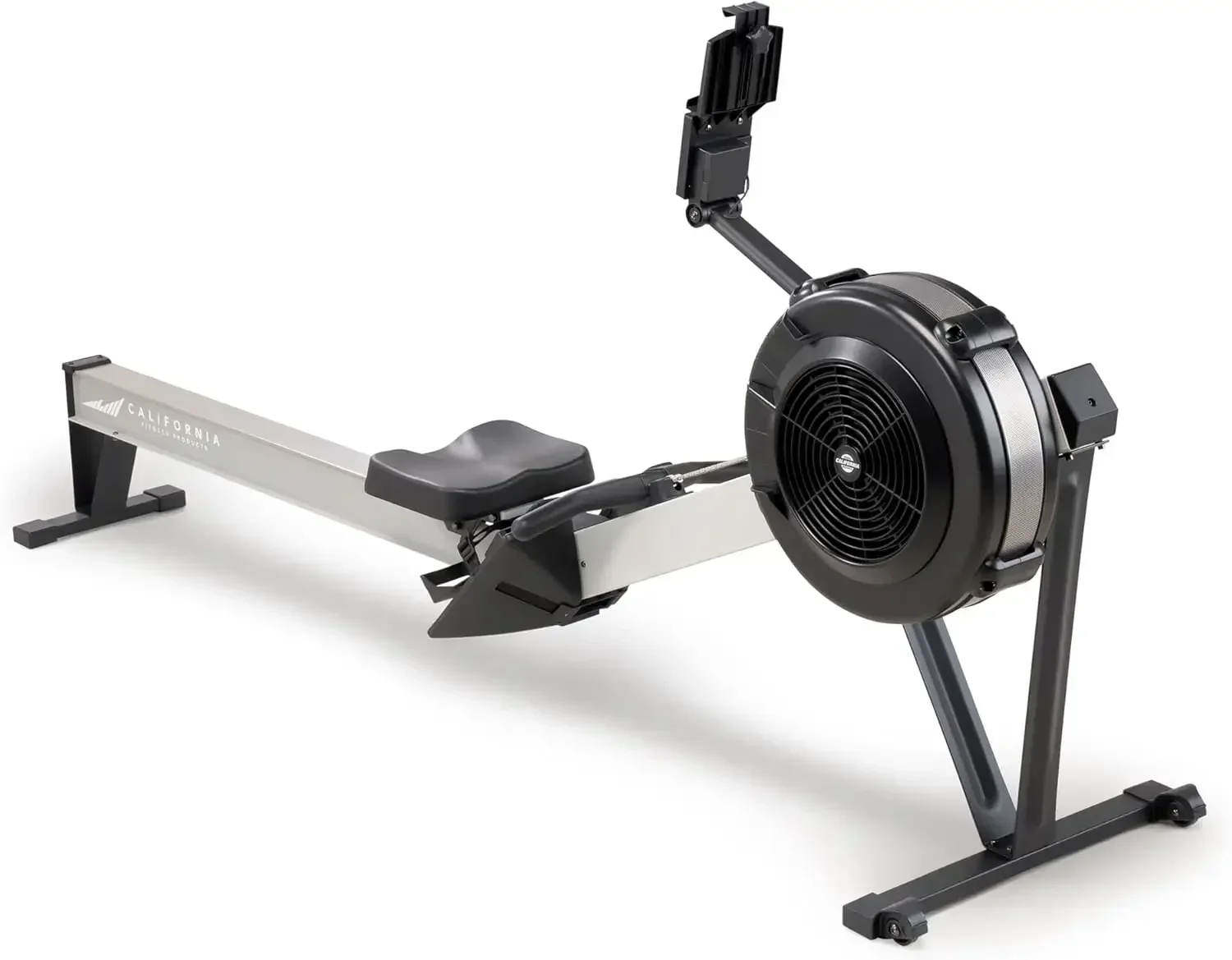 Air Resistance Rowing Machine with Transport Wheels