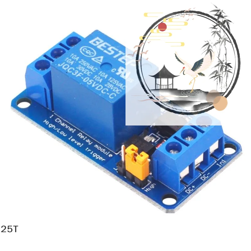 3.3V 5V 12V 24V 1 Channel Relay Module High And Low Level Trigger Dual Optocoupler Isolation Relay Module Board