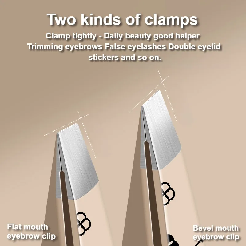 CMGF-High Precision Eyebrow Clip set, Eyebrow Hair Clip, Small Tweezer Eyebrow Trimming Clip Plucking Pliers, False Eyelash Clip