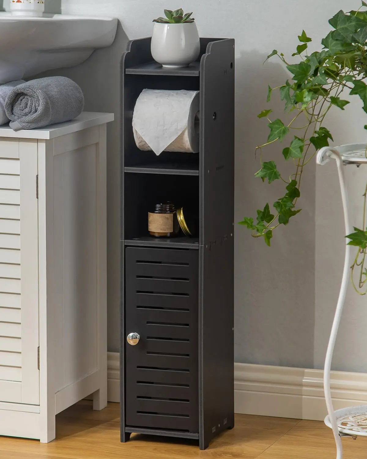 

Напольный держатель для туалетной бумаги без сверления: ПВХ-органайзер для ванной комнаты для арендаторов квартир, решение для малогабаритных помещений