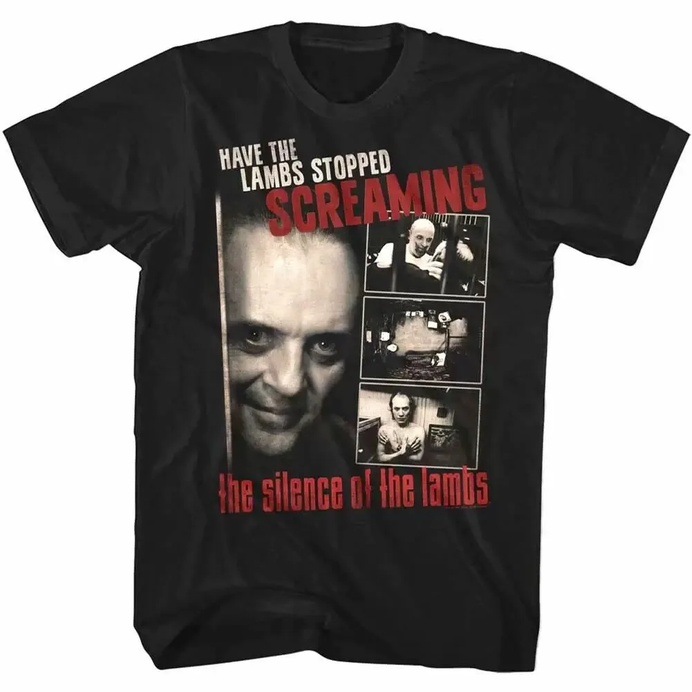 Classic Silence of The Lambs Men's Poster Graphic T-Shirt Cotton Men Women Streetwear Tee