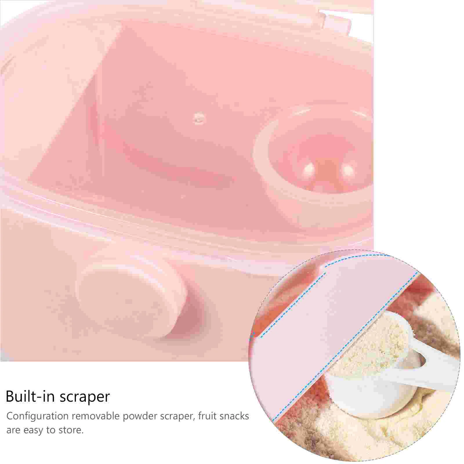 Portable Milk Powder Box Container Holder Food Storage Snack Tpe Handbag Stroller