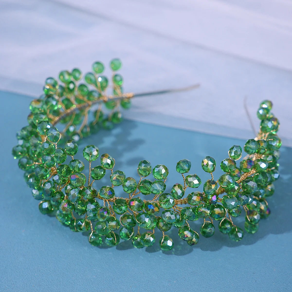 Baroque Vintage Handmade Crystal Bridal Hairbands For Wedding Hair Accessories Women Bridal Headbands Head Jewelry