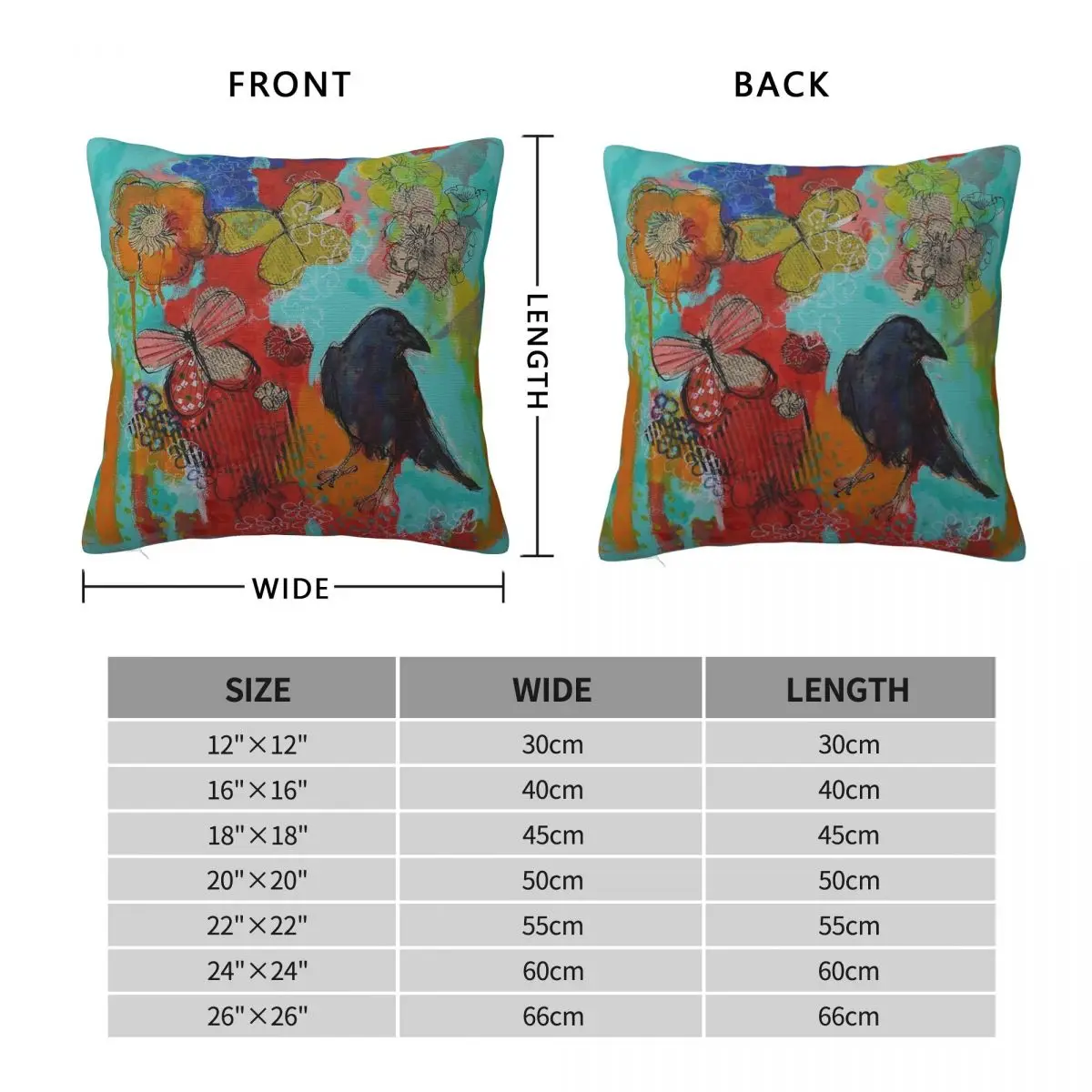 Crown Butterfly Dream Protector Square Pillowcase Polyester Linen Velvet Printed Decorative Pillow Case Sofa Cushion Cover 45x45