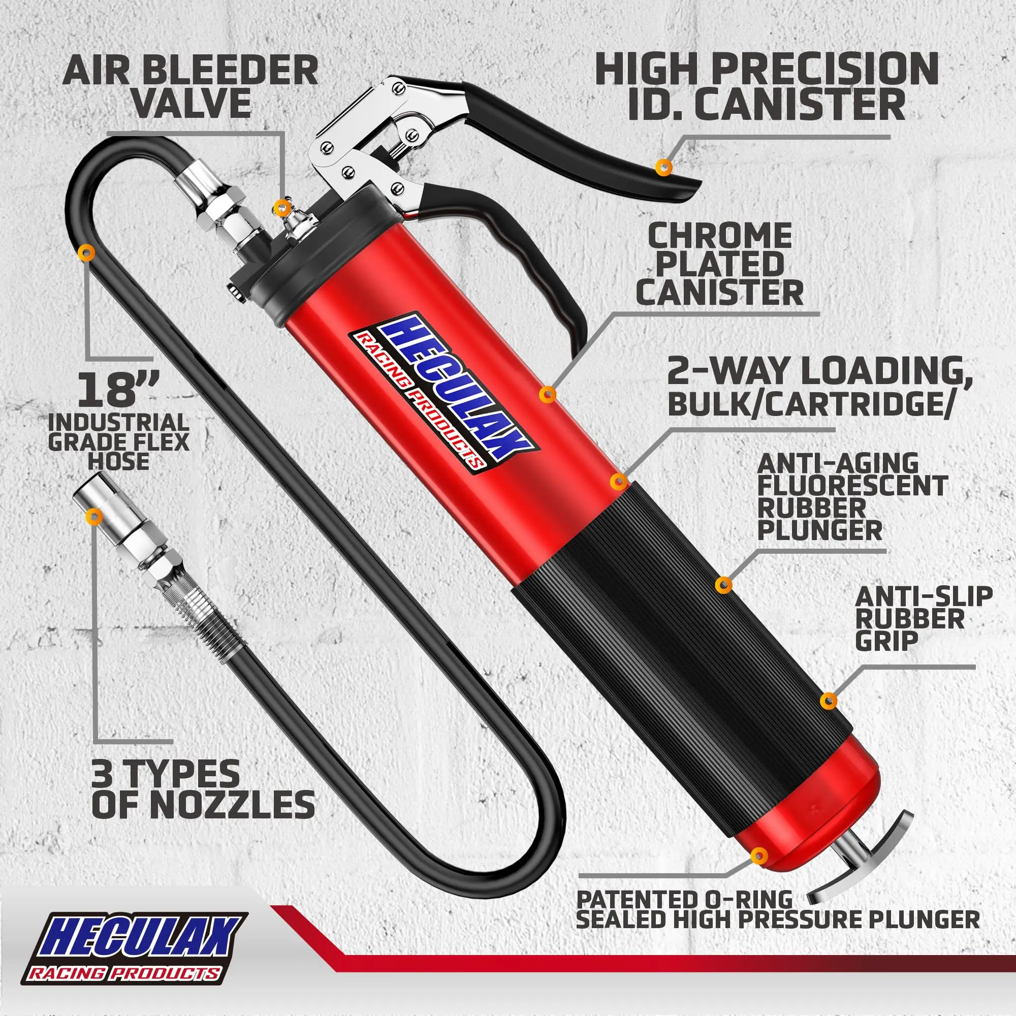 Pistol Grease Gun Bravex 6000 - Grease For Heavy Equipment ulasan dan harga