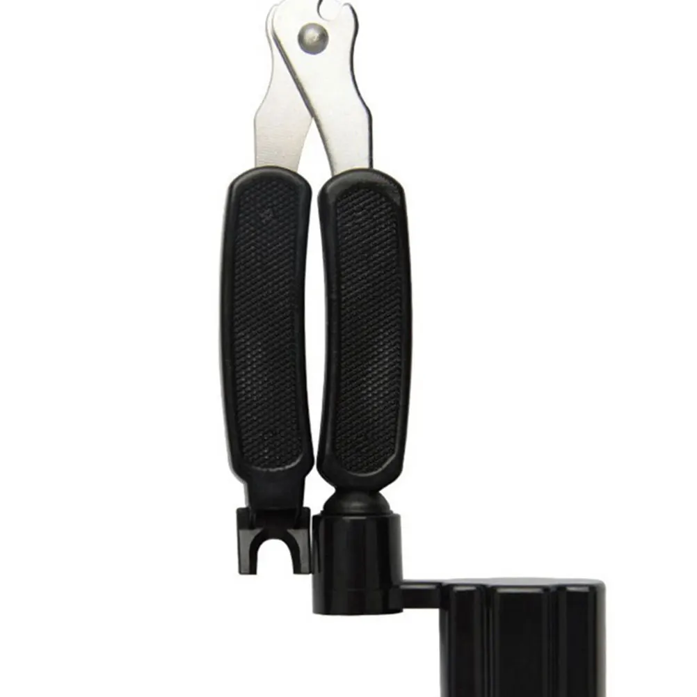 

2pcs Cutter Tool Three-In-One String Changing Pliers For Guitar Repair Maintenance Compact Luthier String Trimmer Black Color