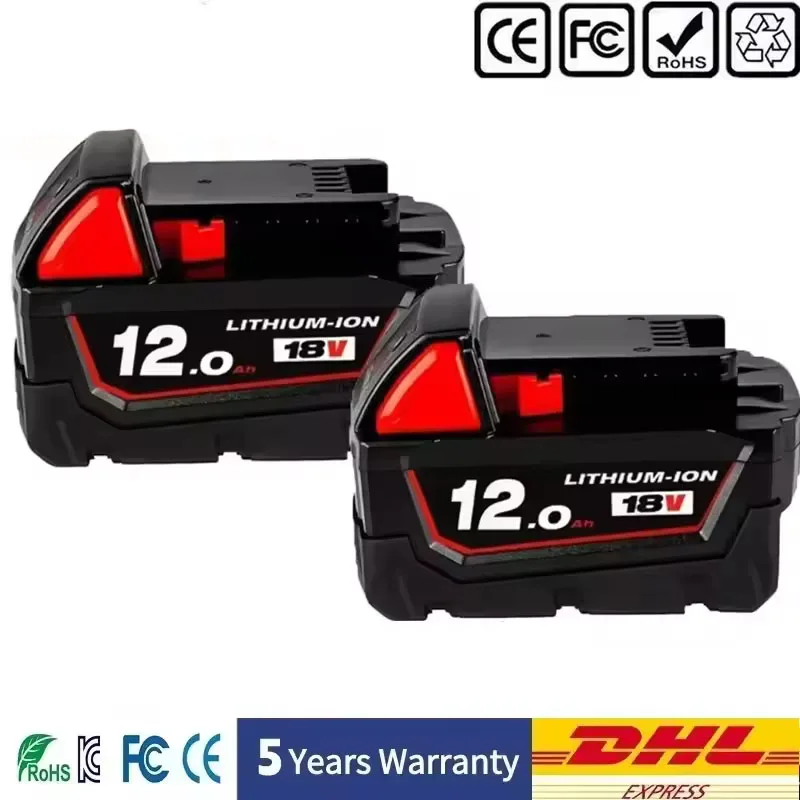 6AH/8AH For Milwaukee M18 18V Replacement battery For Milwaukee M18B5 XC Li-ion battery 48-11-1815 48-11-1850 2604-22 2604-20