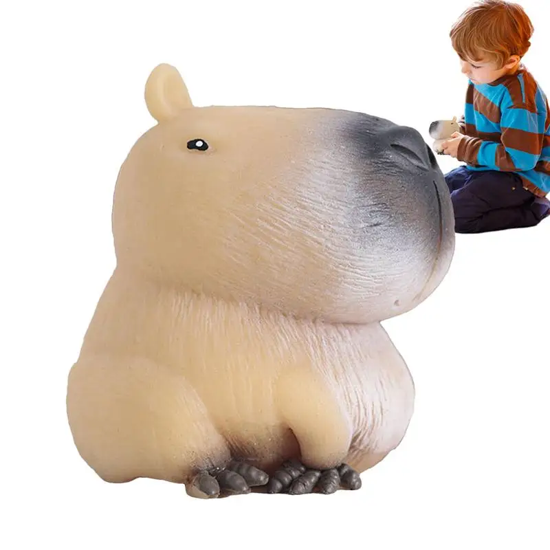 Squeeze Capybara Soft Slow Rising Stress Relief Slow Rising Soft Capybara Sensory Animal For Child Adult Travel