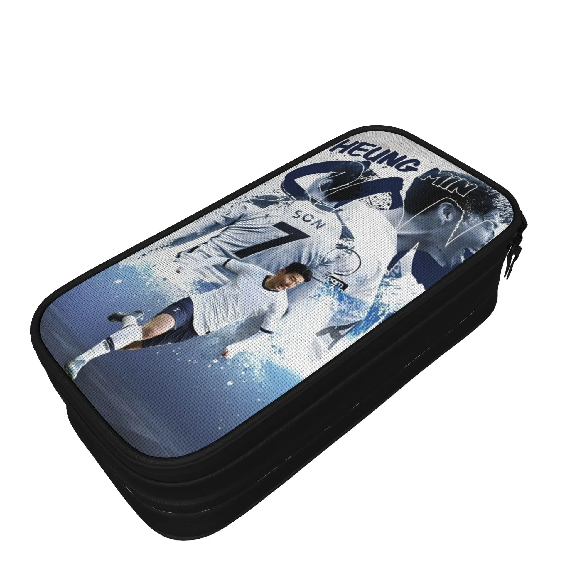 

Son Heung-Min Soccer Football Pencil Case Number 7 Pen Holder Pencil Bags for Student Large Students School Gift Pencil Pouch