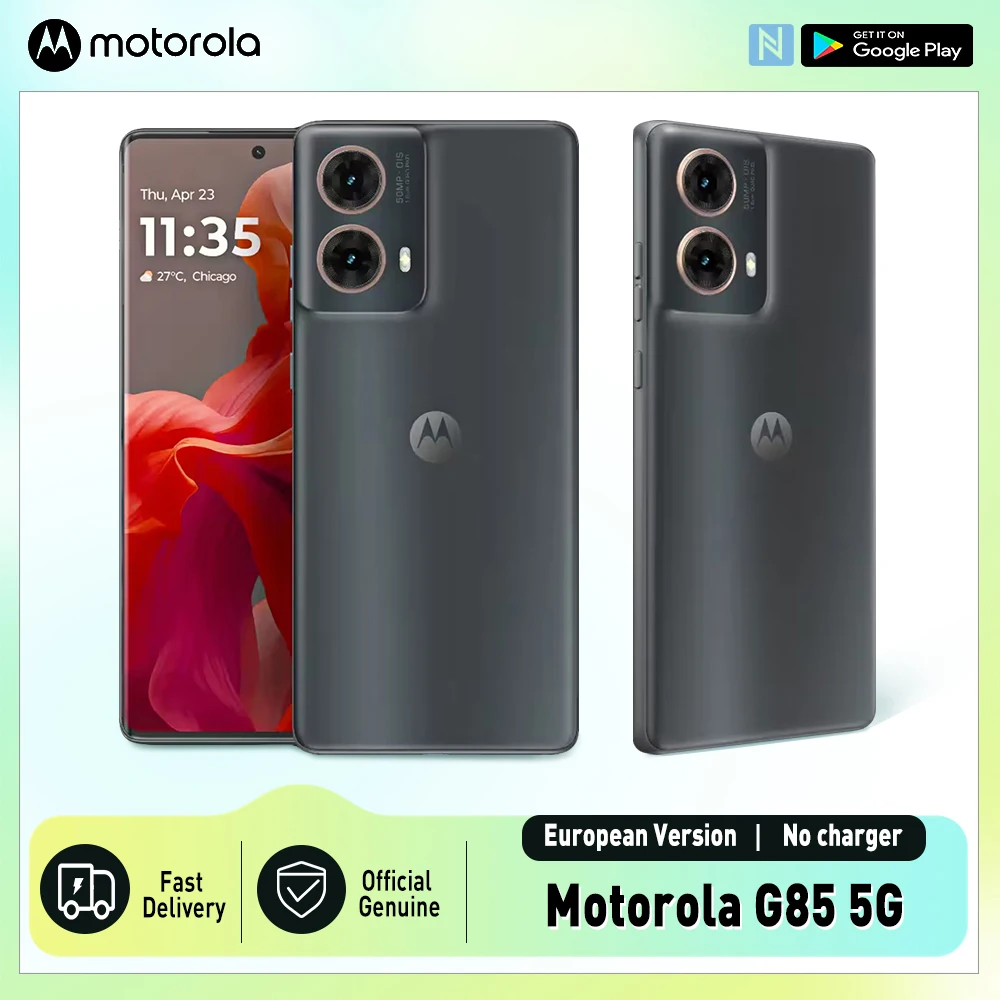Motorola G85 5G Smartphone Version Européenne Snapdragon 6S Gen 3, 6,7 Motorola G85 5G Smartphone Version Européenne Snapdragon 6S Gen 3, 6,7