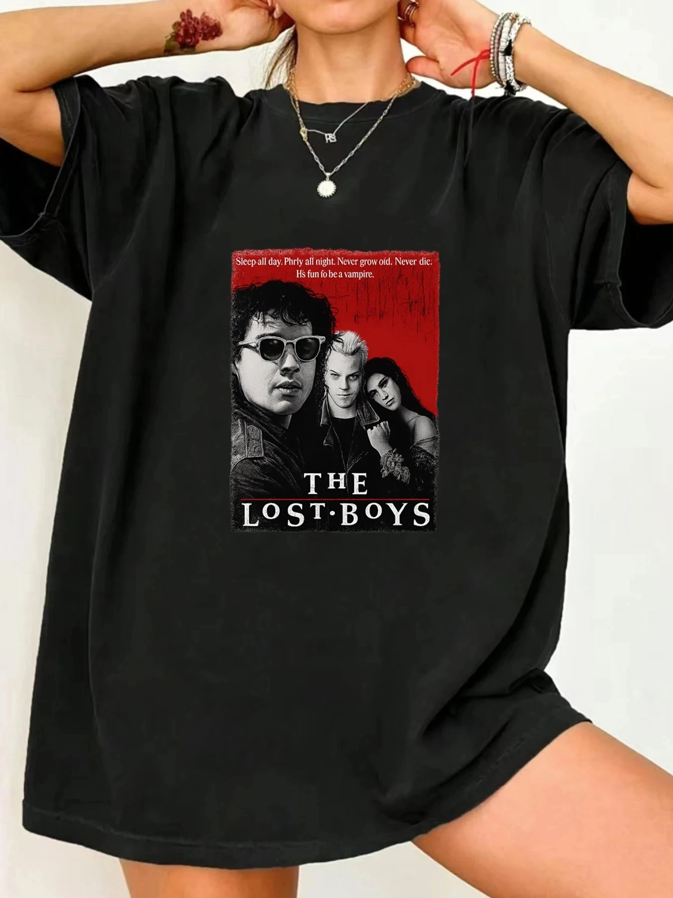 【014715】 Grote maten dames T-shirt met ronde hals en korte mouwen, elastische halve mouwen en trendy prints