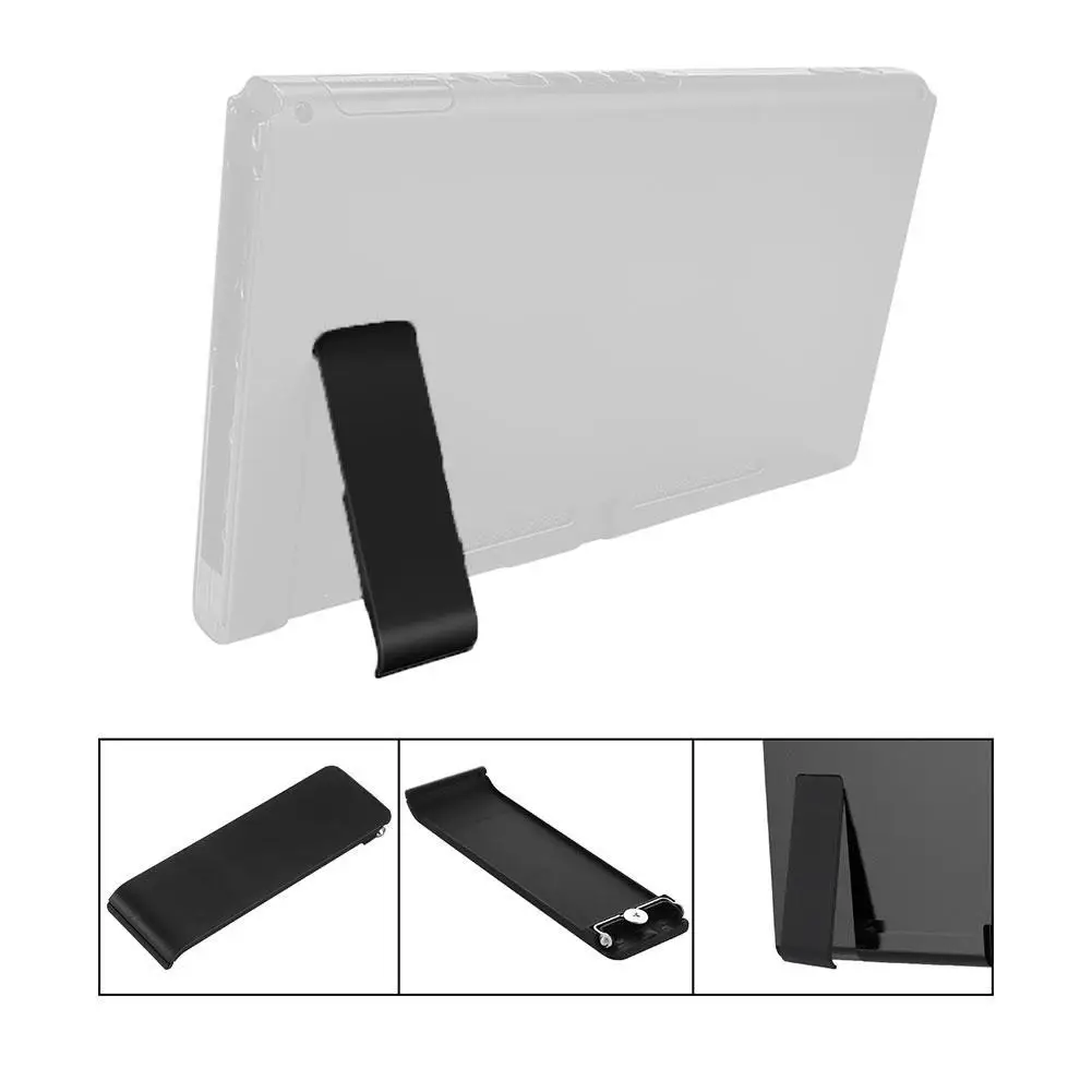 Suporte de substituição Kickstand para Nintendo Switch Console, Stand Holder, Host Back Cover, Peças de Reparo NS, Acessórios