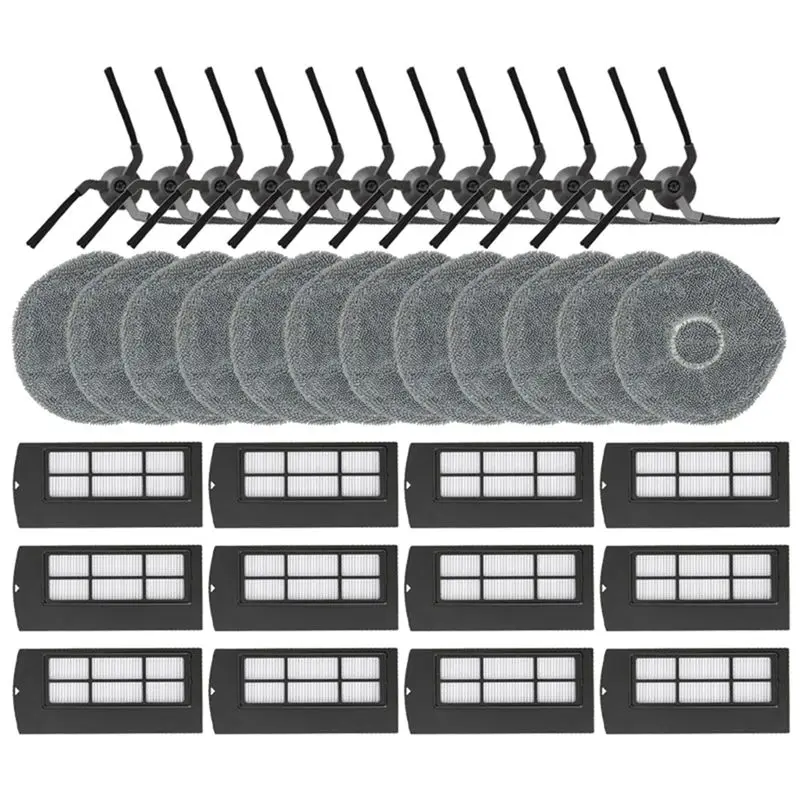 

Сохраняет для пылесоса Eufy X9 Pro, боковая щетка, фильтр Hepa, тряпка для швабры, аксессуары, запасные части