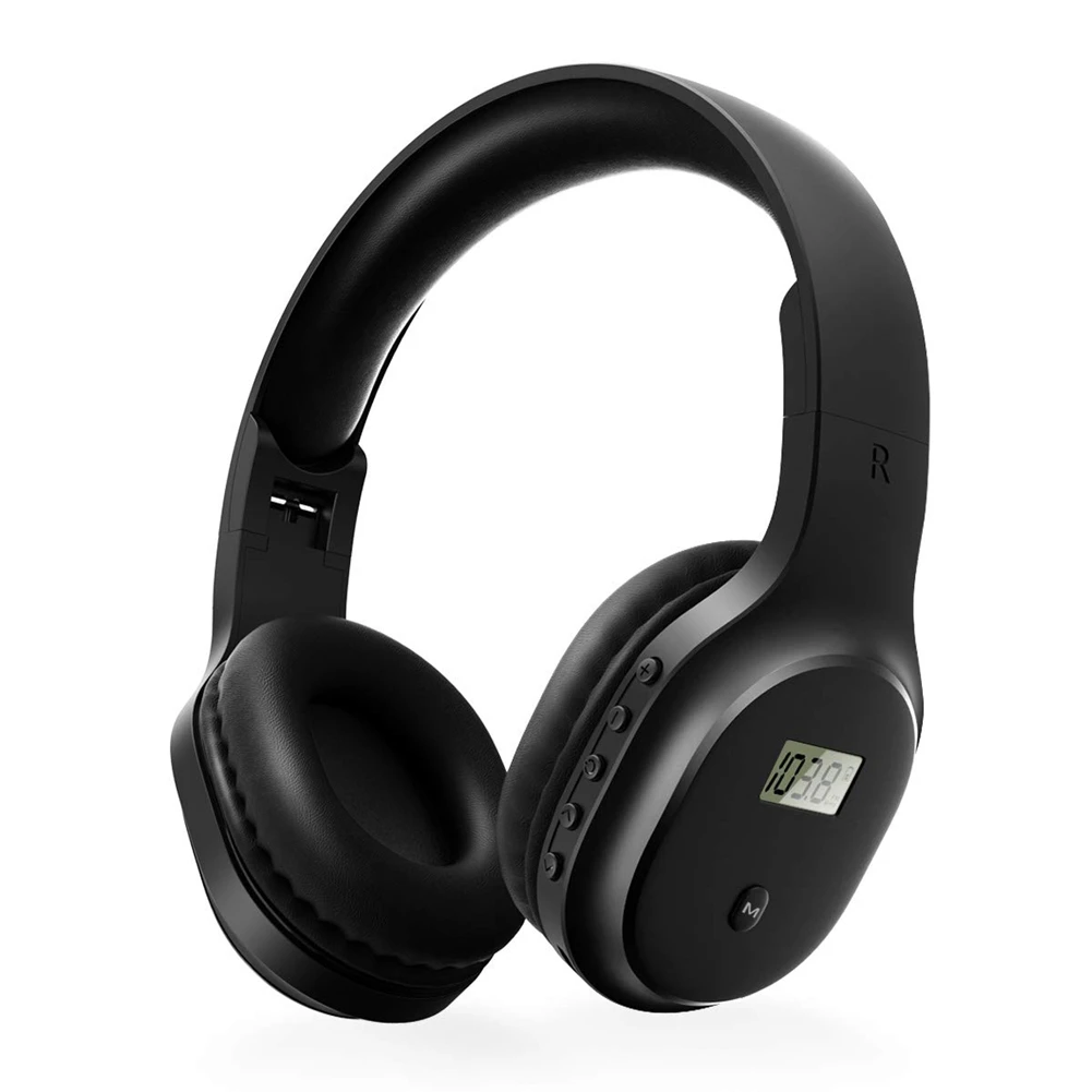 

A92Z Portable FM Radio Headphones Wireless Bluetooth Headset FM Radio Walkman for Jogging, Mowing, Cycling, FM Receiver