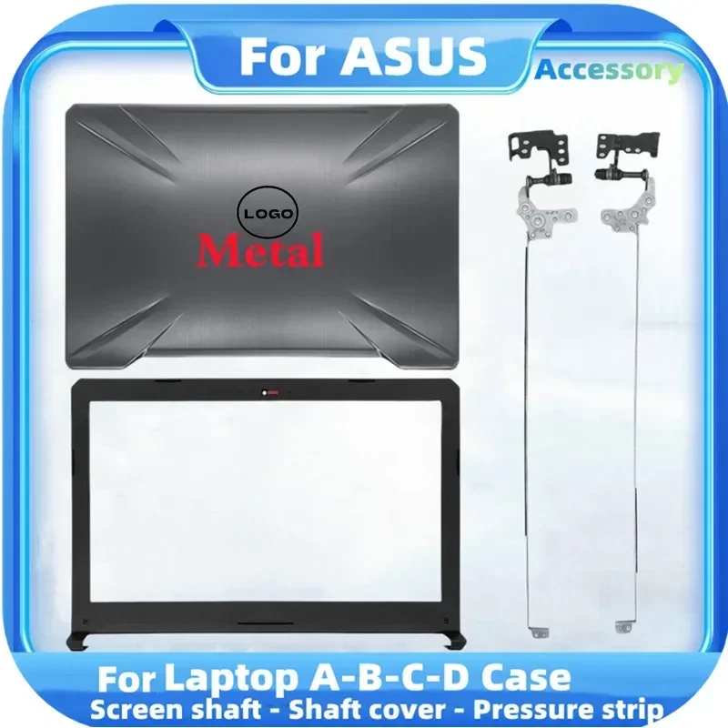 New Laptop Top Back Case For ASUS TUF FX504 FX504G FX504GD FX504GM FX80 FX80G FX80GD LCD Back Cover/Front bezel/Hinges