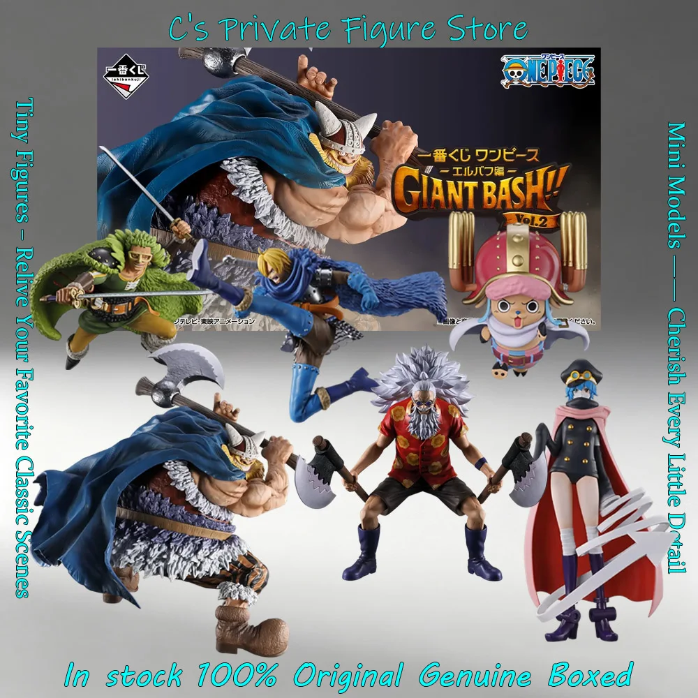 Image of Bandai Ichiban Kuji One Piece Arc Elbaf Giant Bash Vol 2 Roronoa Zoro Sanji Tony Chopper Brogy Scopper Gaban Gunko Anime-Figur