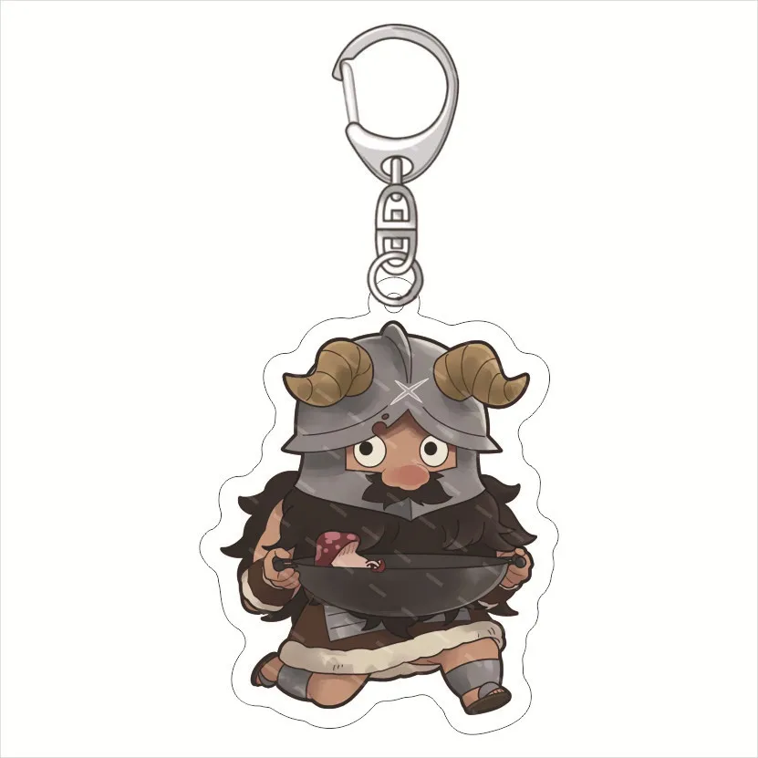 Llavero acrílico de Anime Merch Delicious In Dungeon, Marcille Donato, Laios Touden, Senshi, figura de Chilchuck Tims colgante, decoración de bolsa