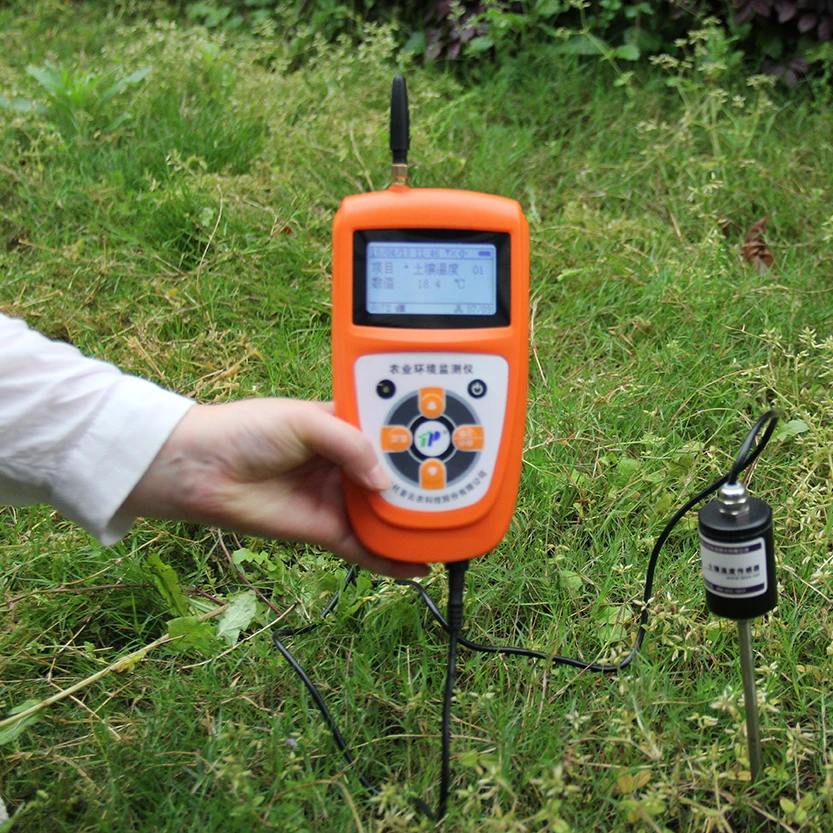 

LCD soil temperature meter Connect by USB automatically for Temperature and Humidity Soil Salinity moisture pH Total radiation