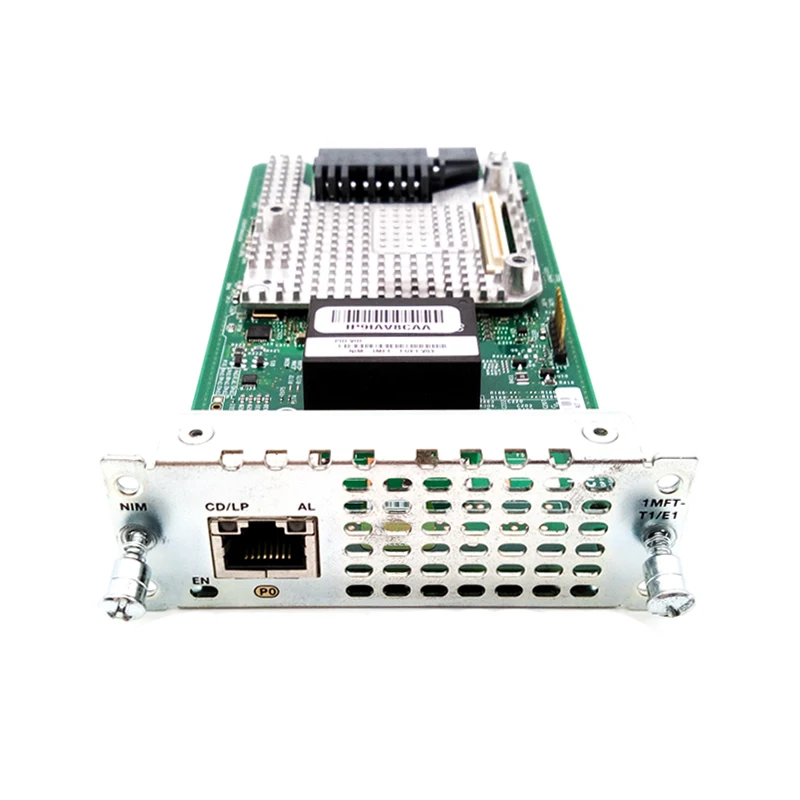 Original for Cisco Router Expansion Module NIM-1MFT-T1/E1 1-Port Multi-flex Trunk Module Clear-channel Card T1/E1 NIM 1MFT-T1/E1