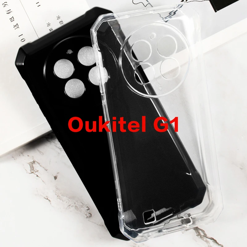 Camera Protection Case For Oukitel G1 Case Silicone Soft TPU Transparent Phone Cover For Oukitel G1 G 1 UmidigiG1 Bumper Shell