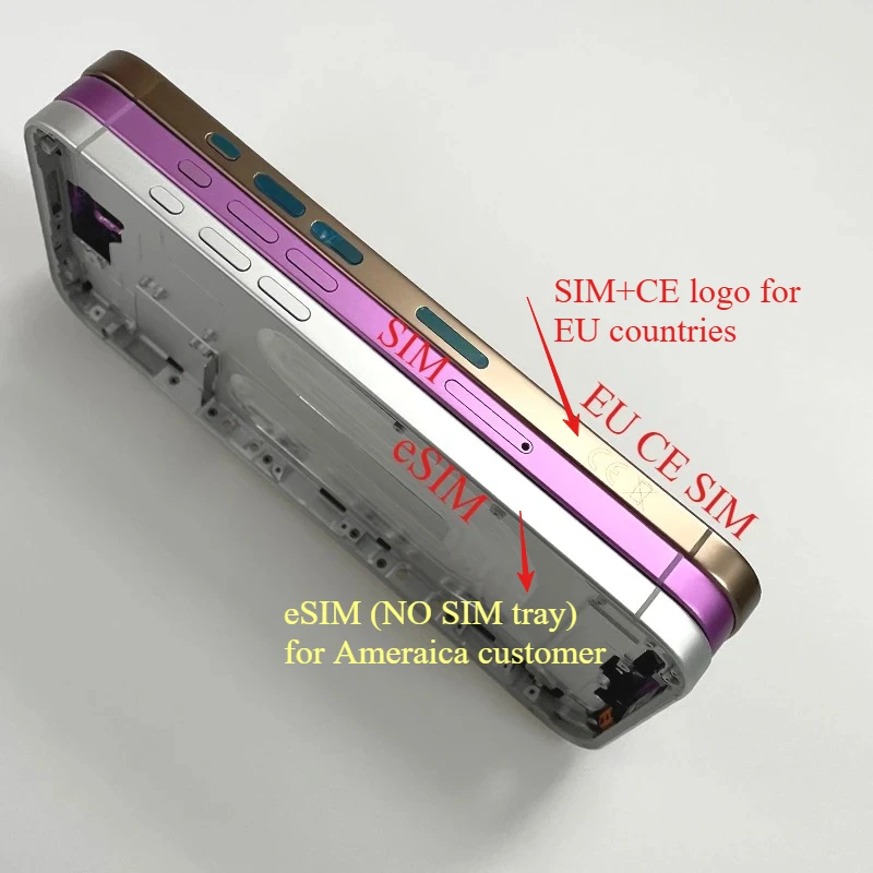 For iPhone 16 Plus Middle Frame Bezel Housing Side Button Chassis For iPhone 16 Plus Middle Frame Bezel Housing Side Button Chassis