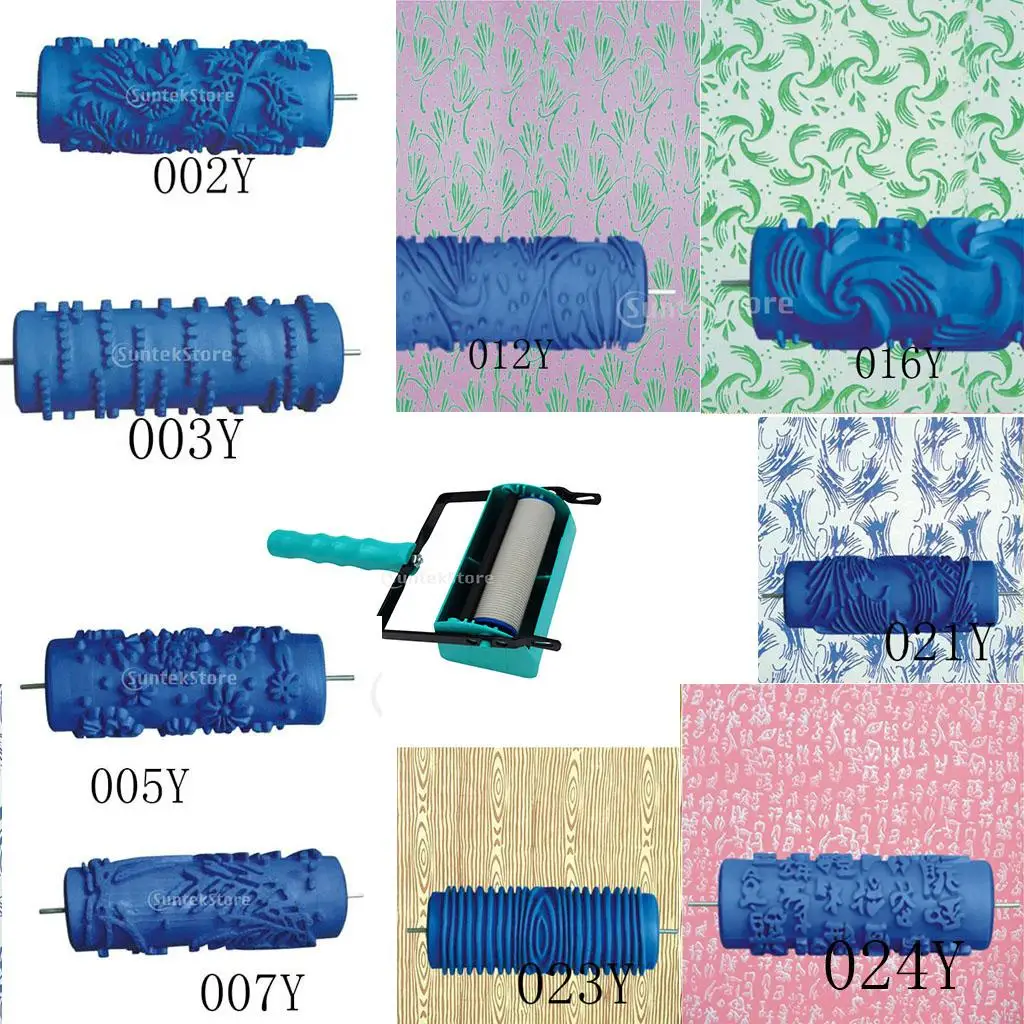 

Two Colors Handheld Plastic Wall Decoration Painting Machine for 5inch/7inch Painting Roller Brush