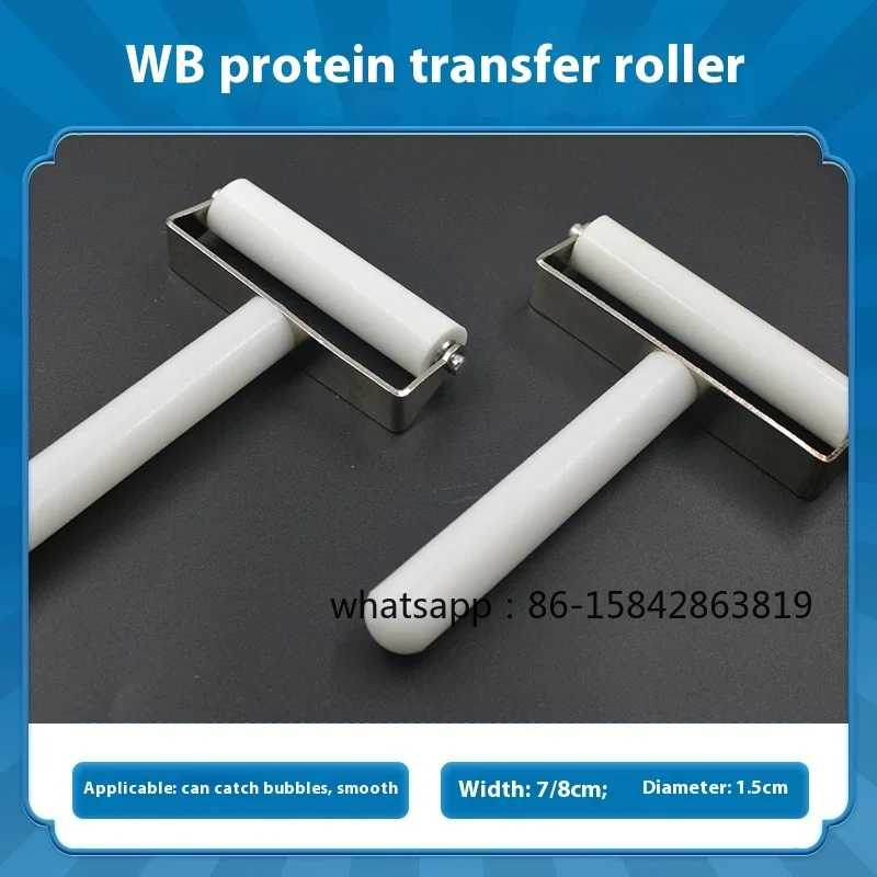 Protein Roller for Membrane Transfer Laminating Assistant Electrophoresis Roller Bubble Catcher Silicone Rollers Western Blot