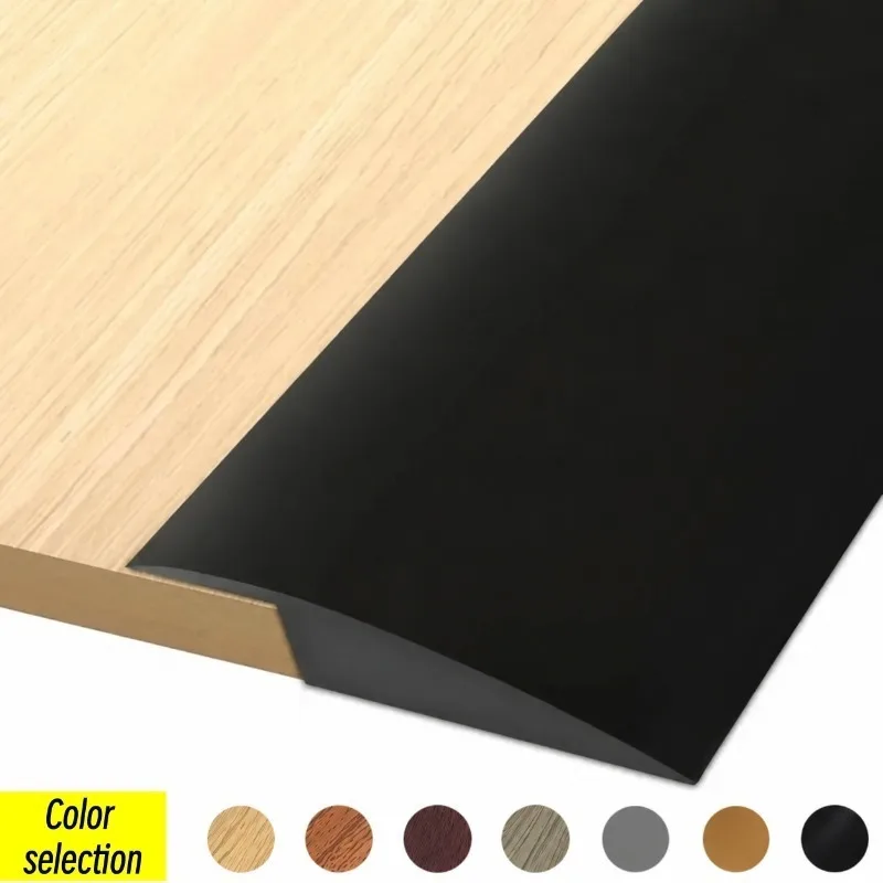 1pc 3meters Carpet to Tile Floor Transition Strip Wear-resistant Self Adhesive Threshold Ramp PVC Cuttable Edging Trim Household