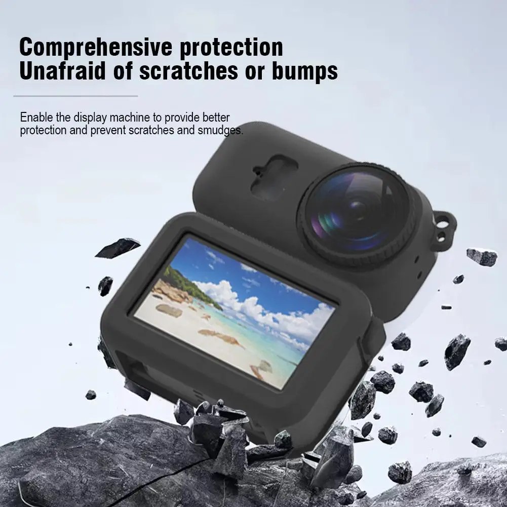 Picture 6: For DJI OSMO NANO Action Camera Silicone Case, Shockproof Scratchproof Full Protection Cover, Camera Protector Accessories