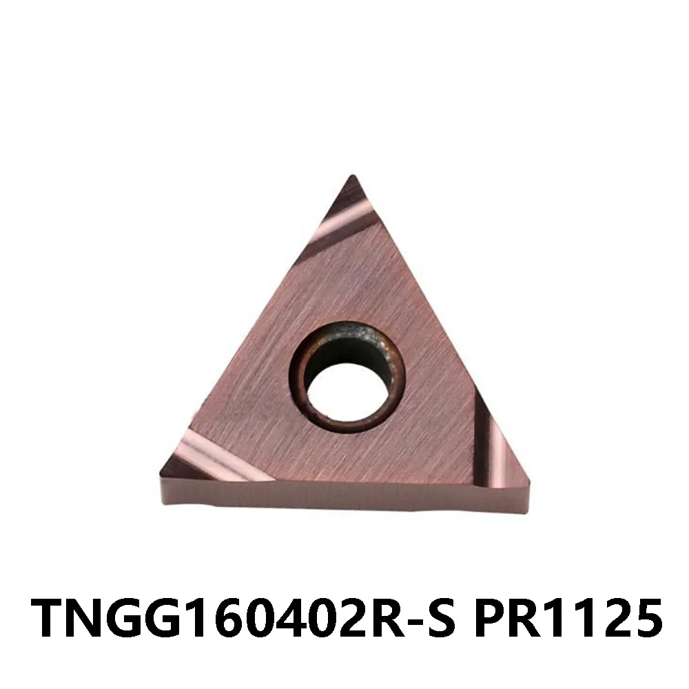 

TNGG 160402 TNGG160402 R S 60° Plates TNGG160402R-S PR1125 Original TNGG3305R-S Carbide Blade Turning Lathe Cutting Tool Machine