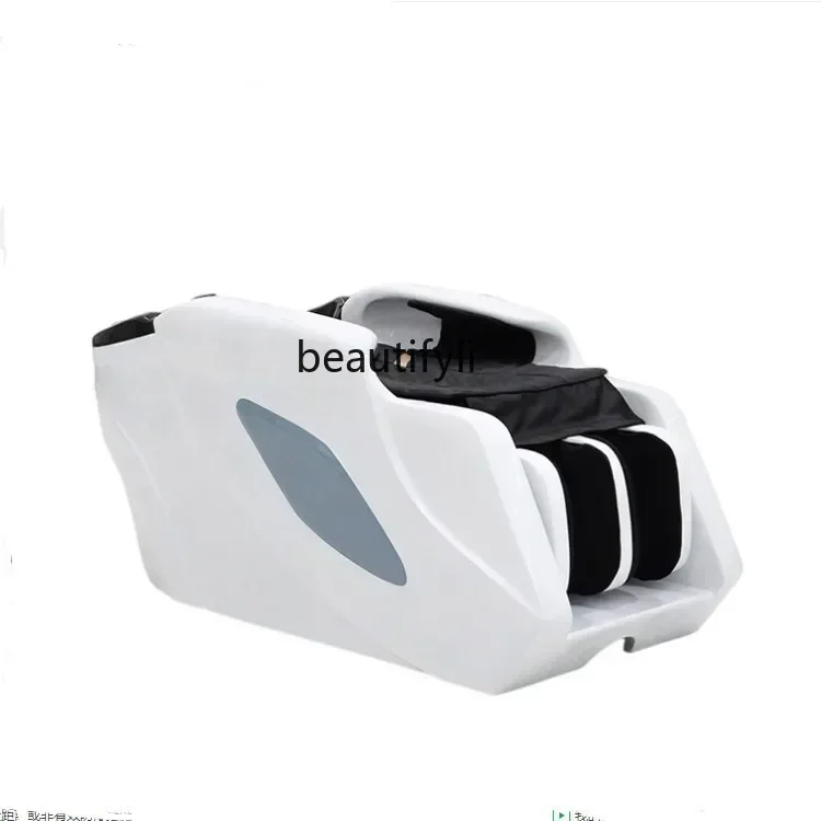 J45 Barber Shop Electric Intelligent Half Lying Shampoo Chair Beauty Automatic Head Massage Therapy Flushing Bed