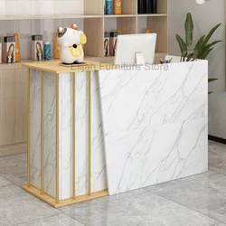 Tall Bar Counter com gabinete de exibição, recepção, caixa do escritório, mobília comercial do hotel, salão de beleza, Winkel