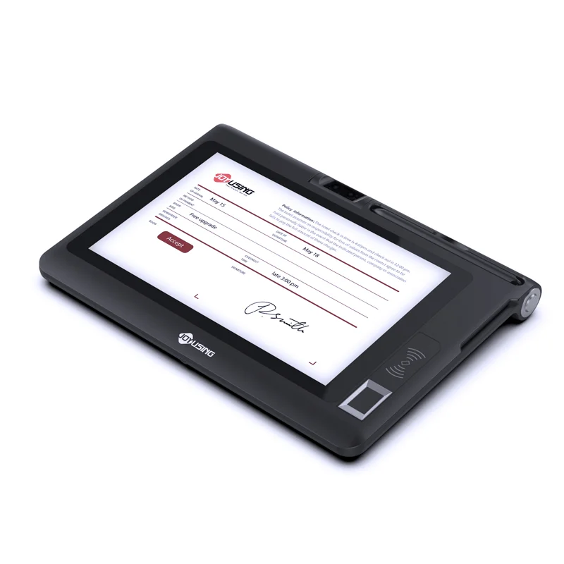 Joyusing MT510B 10.1 Inch IPS Screen Electronic Tablet OEM Signature Pad SDK Programmable Fingerprint Signature Pad