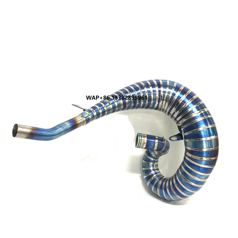 TEENTOP Titanium Dirt Bkie for EC250/EC300/EX250/EX300/MC250/250 XC-W/300 XC-W/TE300 Motorcycle System Exhaust Header 30mm