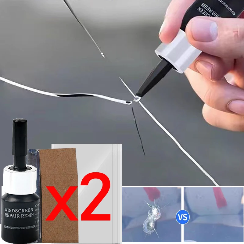 

Car Glass Scratch Repair Fluid Agent Set Windscreen Window Glass Nano Scratch Crack CrackResin Repair Agent Tools Auto Accessory