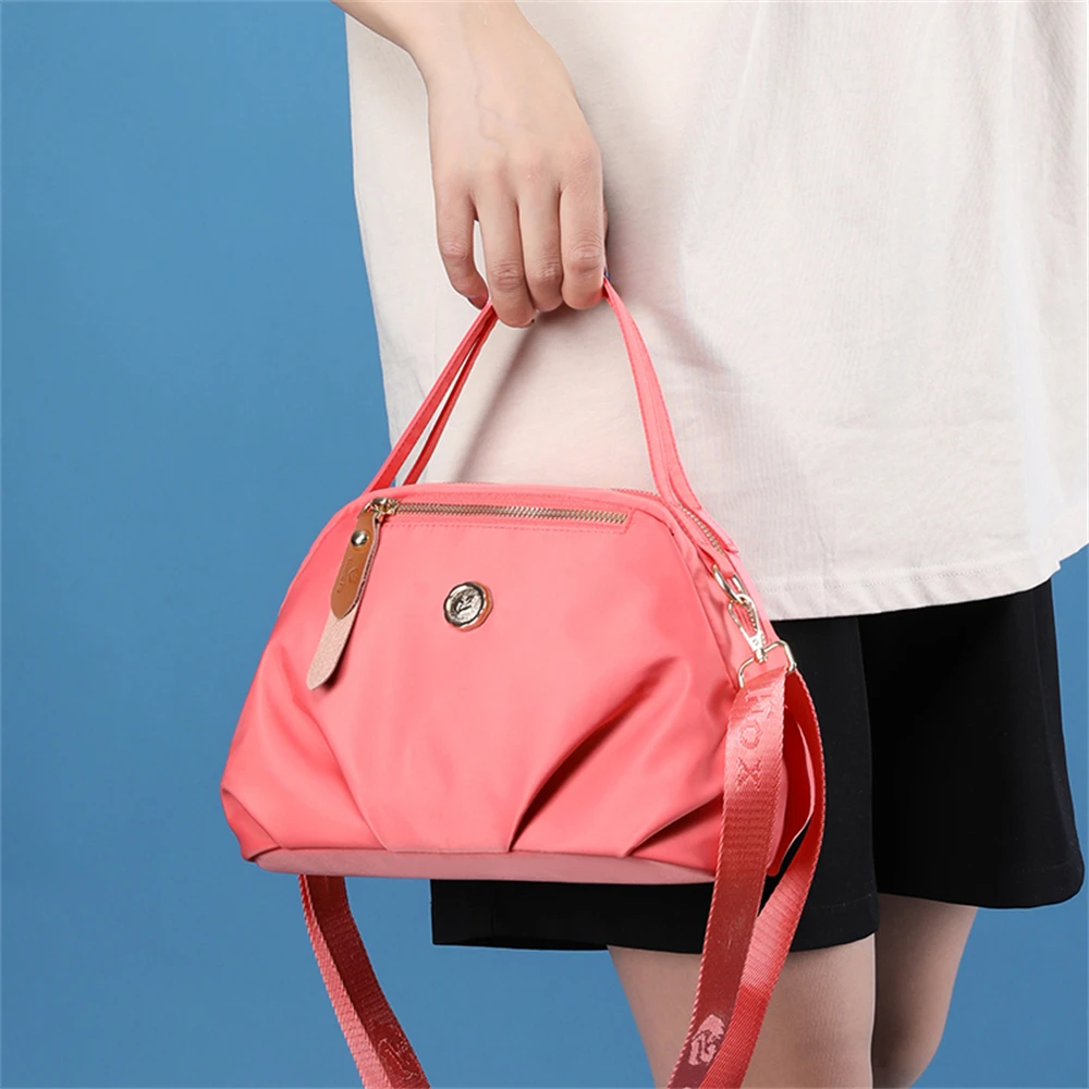 2022 New Solid Color Ladies Shoulder Bag Multifunctional High Quality Nylon Women\'s Handbag Fashion Women Messenger Bags Bolsos