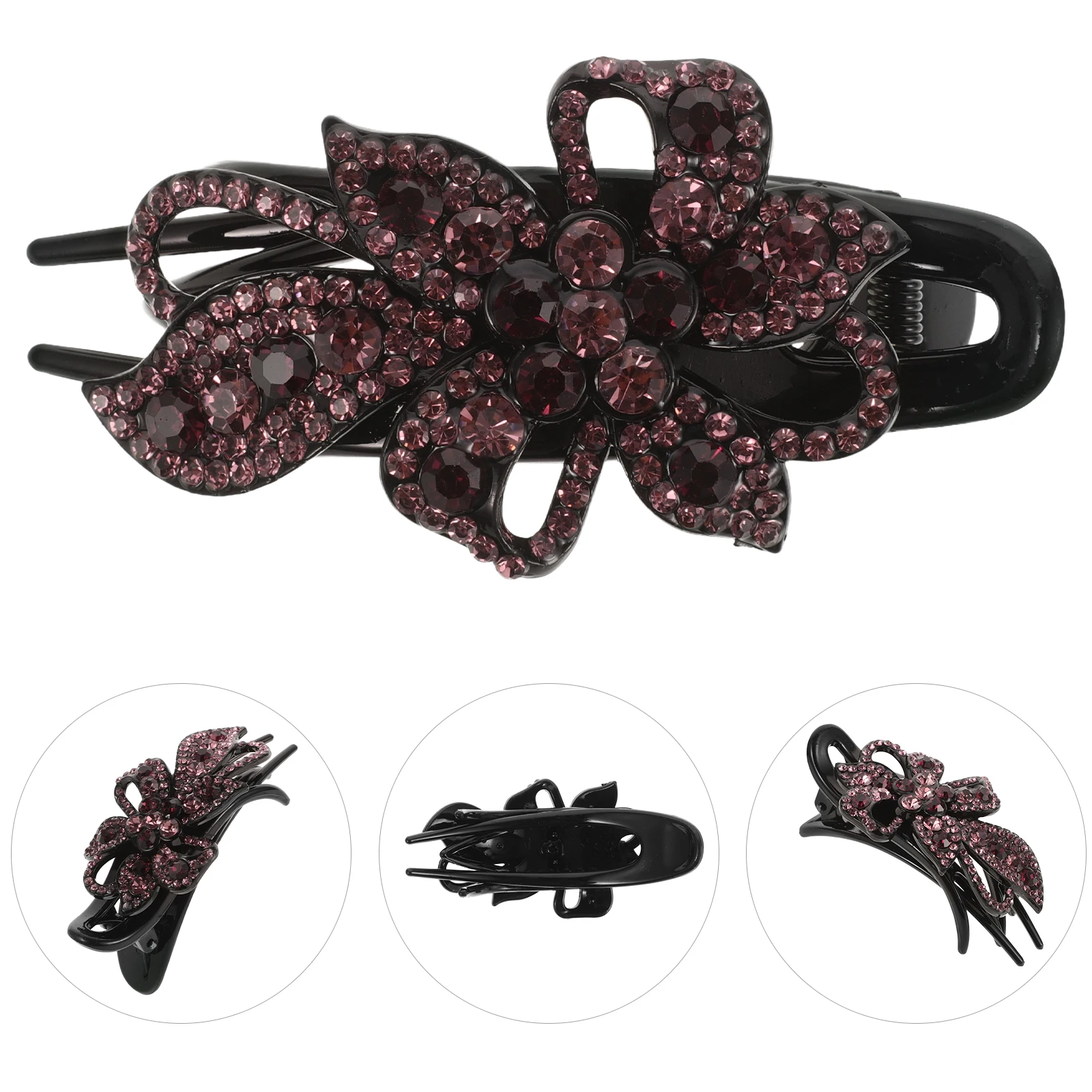 

Claw Clips Hair Fixer Grippers Vintage Decorative Jaw Retro Forks Women Accessories Bright Color Fits Thick Hair Styling Tool