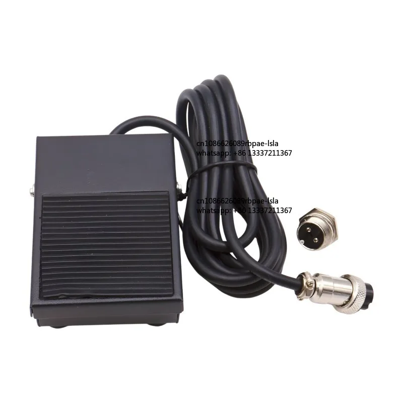 2-Pin 3-pin optional welding positioner foot switch hands-free power supply controller welding machine 2M cable 1 year