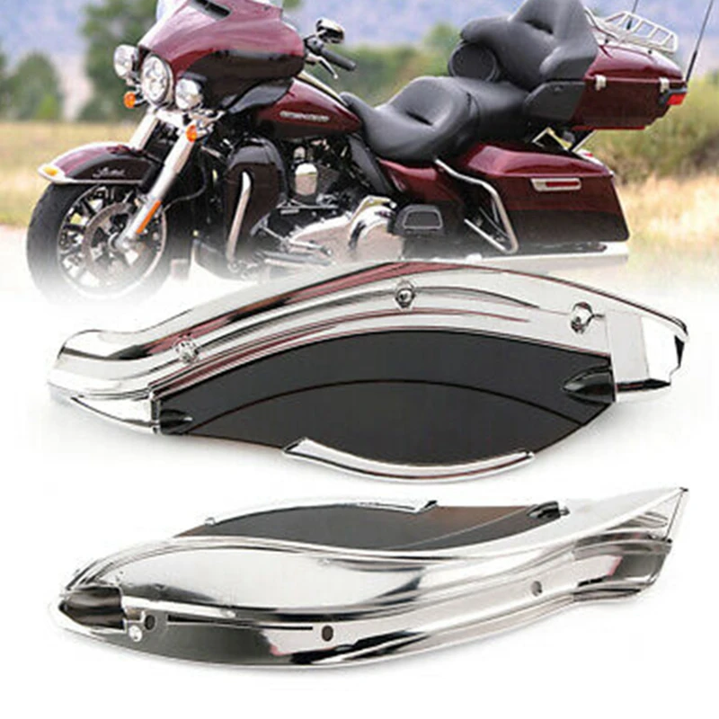 

Motorcycles Adjustable Batwing Fairing Side Wing Air Deflector For Touring Electra Glide Street 2014-2019