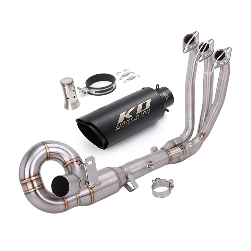 Uitlaatsysteem demper eindpijp header 304 roestvrij staal uitlaat met DB killer voor CFMOTO 675SR SS 2024-2026 675NK 2025 2026