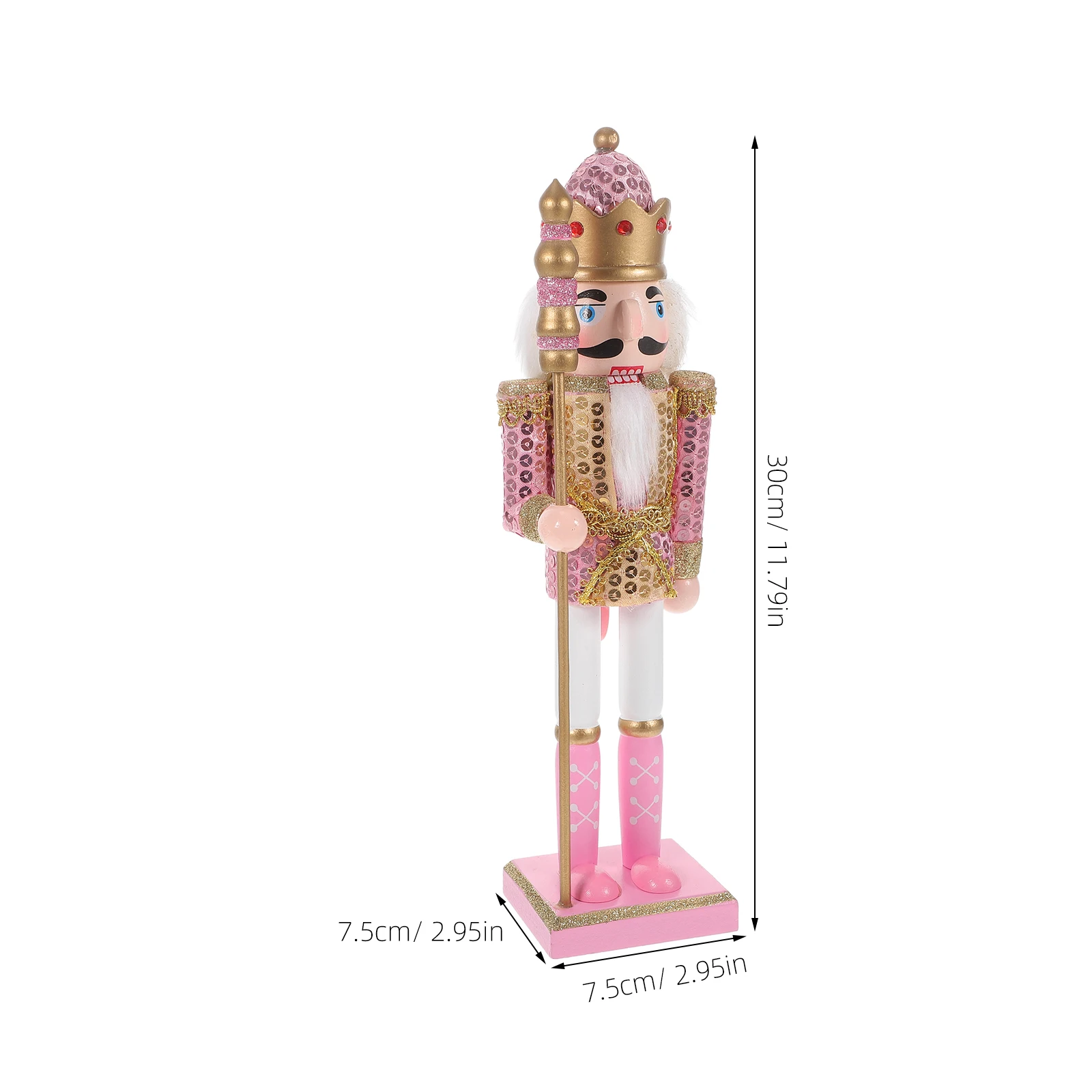 

Nutcracker Decoration Wooden Christmas Figures Hand Painted Holiday Ornaments Xmas Tall Small Traditional Unique