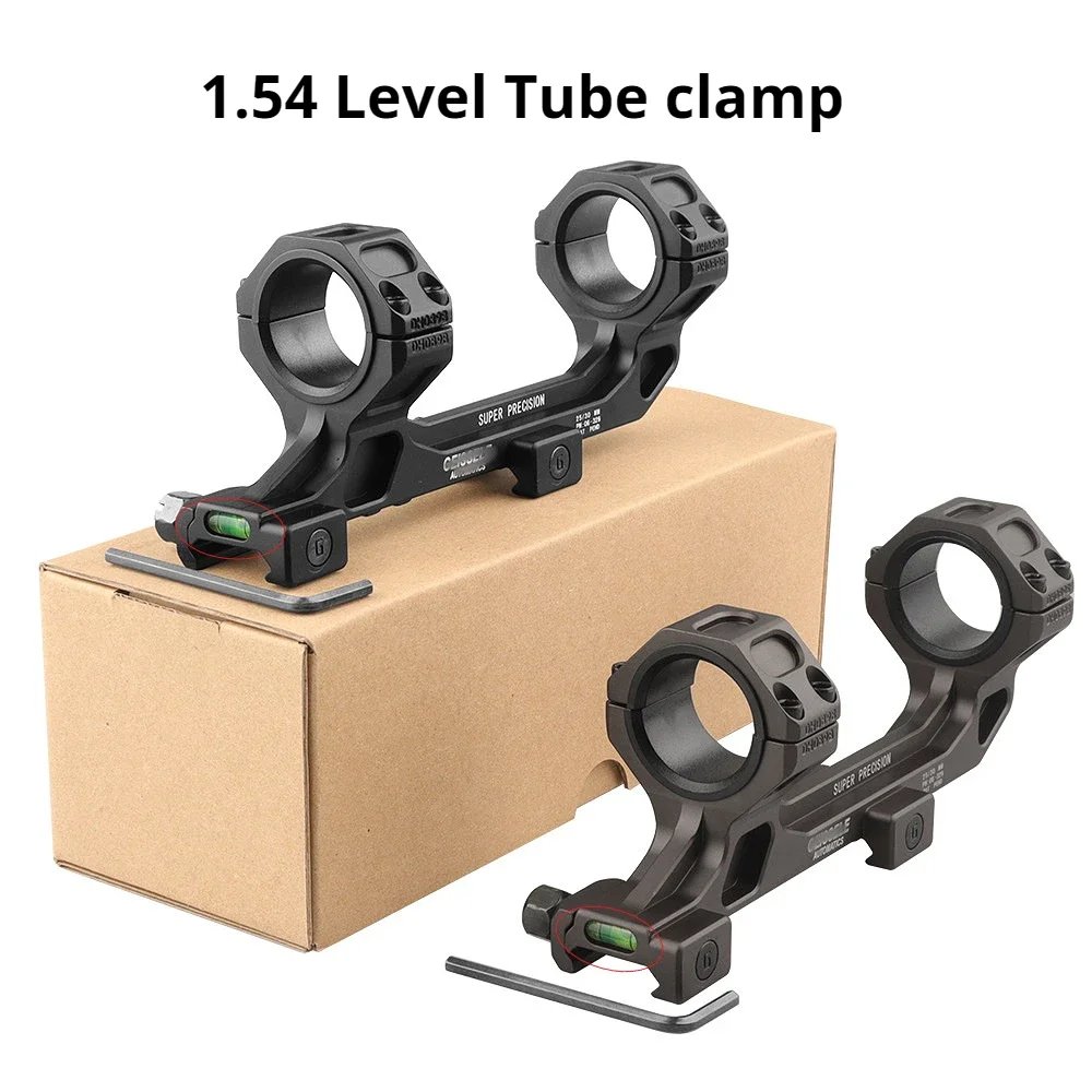 Tactical 25.4mm 30mm GE-ISSELE Cantilever Scope Mount Bubble Level ROF 45 90 RAISER Mount 20mm Rail Riflescope Base Adapter