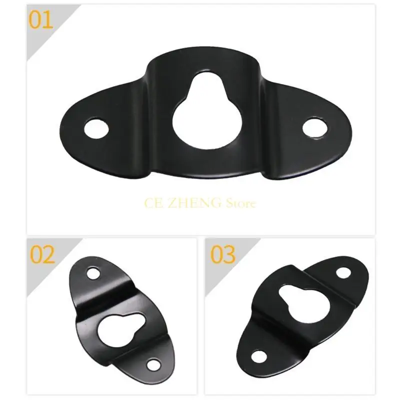 E56B 다기능 스피커 월 마운트 서라운드 사운드 브래킷 스피커 용 벽 마운트 아이언 후크 걸이 플레이트 설치