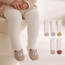 Winter Baby Stockings Warm Thick Baby Long Tube Socks Cute Cartoon Loose Cuff Newborn High Knee Socks