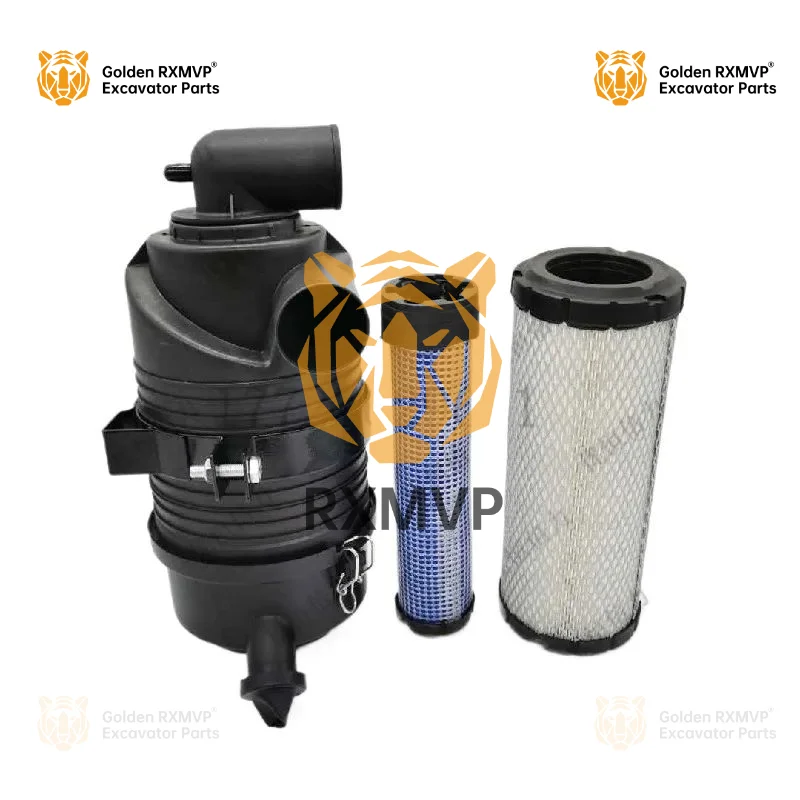 For yanmar VIO 4TNV94/98 engine air filter housing air filter housing assembly excavator accessories1