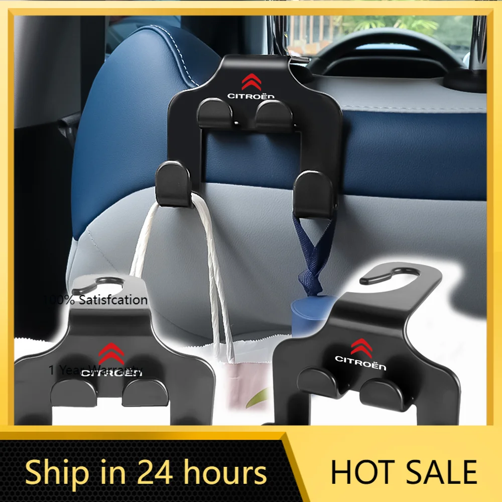 

Горячая новинка 2026: Наклейка на автомобиль (1 или 2 шт.) из АБС-пластика, портативный крючок-держатель для хранения на спинку сиденья автомобиля, подвесной крючок для Citroen C3, C4, C4L, VTS, C1, Pica