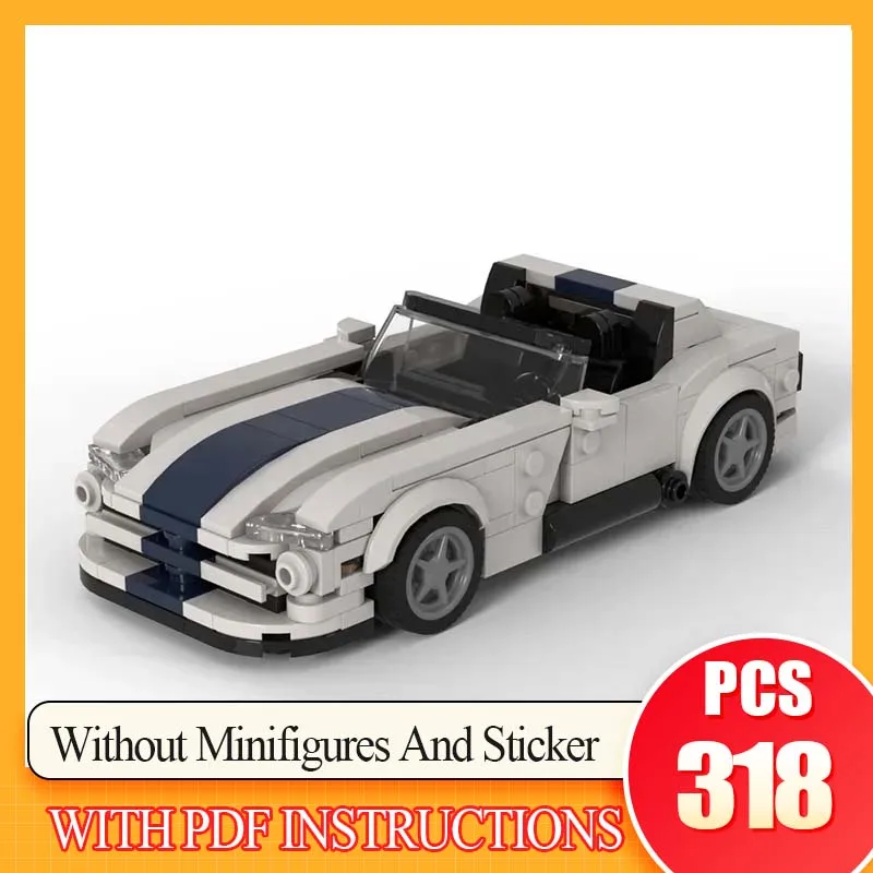 

RT/10 Champion Speed Cars Moc Строительные блоки Супер спортивный автомобиль Модель Кирпичи DIY Сборка Строительная игрушка Праздничные подарки