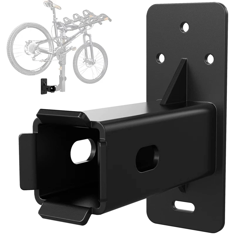 Hitch Wall Mount Bike Rack - Storage Solution For Bicycle Hitch Receiver And Cargo Carrier