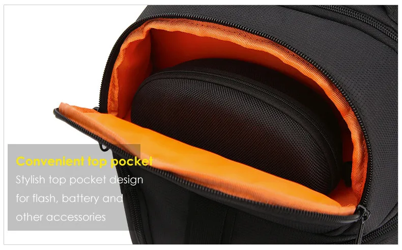 Jinnu olang profession elle digitale slr kamera rucksack große fotografie tasche stativ halter wasserdichte regen abdeckung outdoor wandern – Detail 6